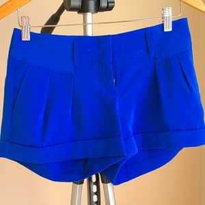 Blue Express Shorts, size 0